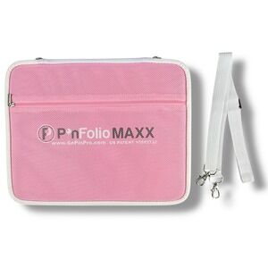 GoPinPro Pinfolio Maxx NEW Pink White Pin Organization Trading Display Case